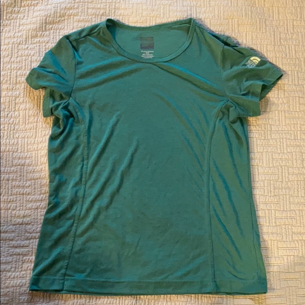 The North Face Green Short Sleeve Workout Top